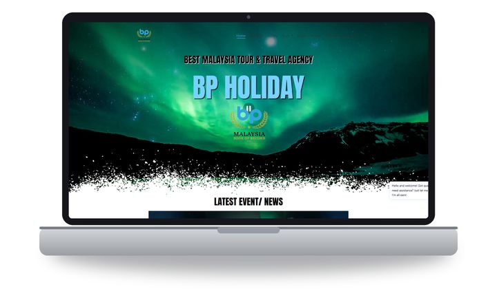 BP Holiday project website