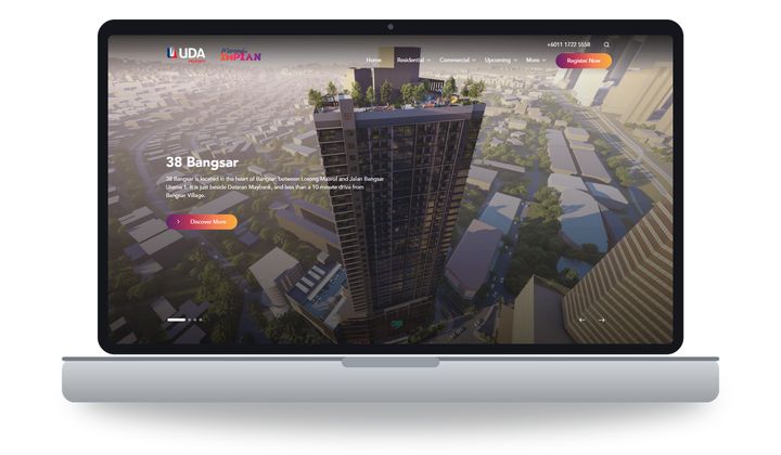 UDA Property project website
