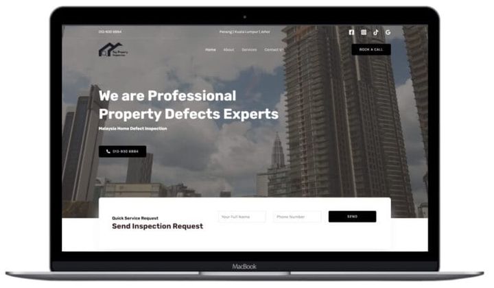 Top Property Inspection project website