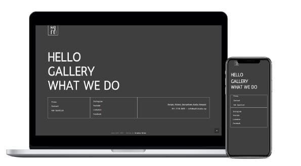 Sqft Studio project website