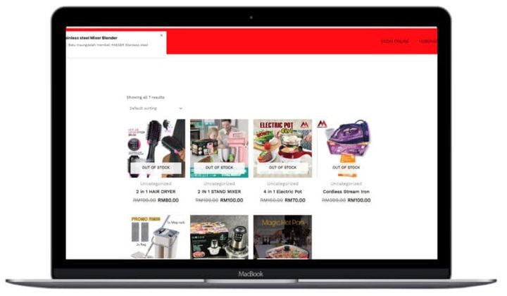 Mudahstore project website